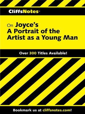 cover image of CliffsNotes on Joyce's Portrait of the Artist as a Young Man